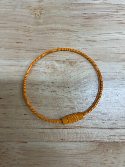 Steel Wire Keyring Steel Cable - 15cm - 1 piece