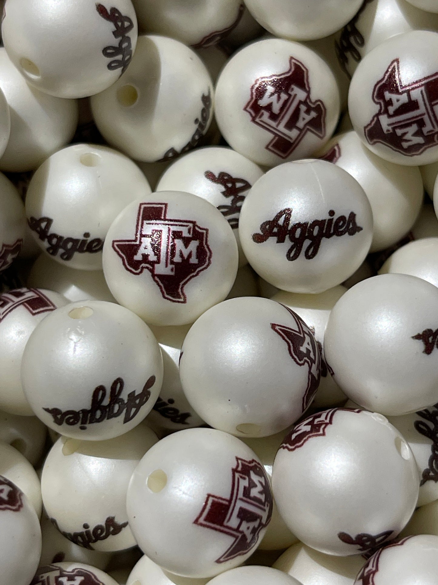 Acrylic Team  Double Sided Bead - 16mm - RD Creations Exclusive