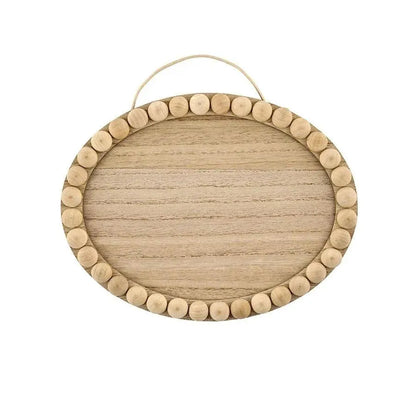 Wood Oval with Beaded Edge -  8" x 11"