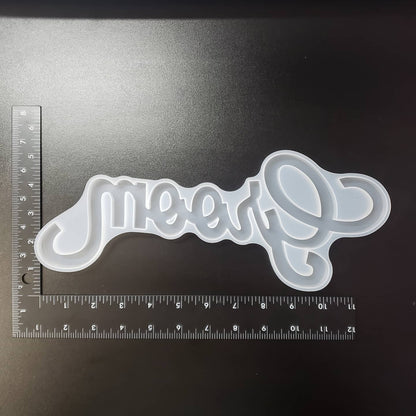 Mold - Groom Word Silicone Mold - B12
