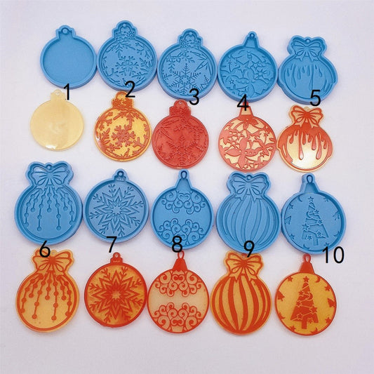 Mold - Christmas Ornament Silicone Mold