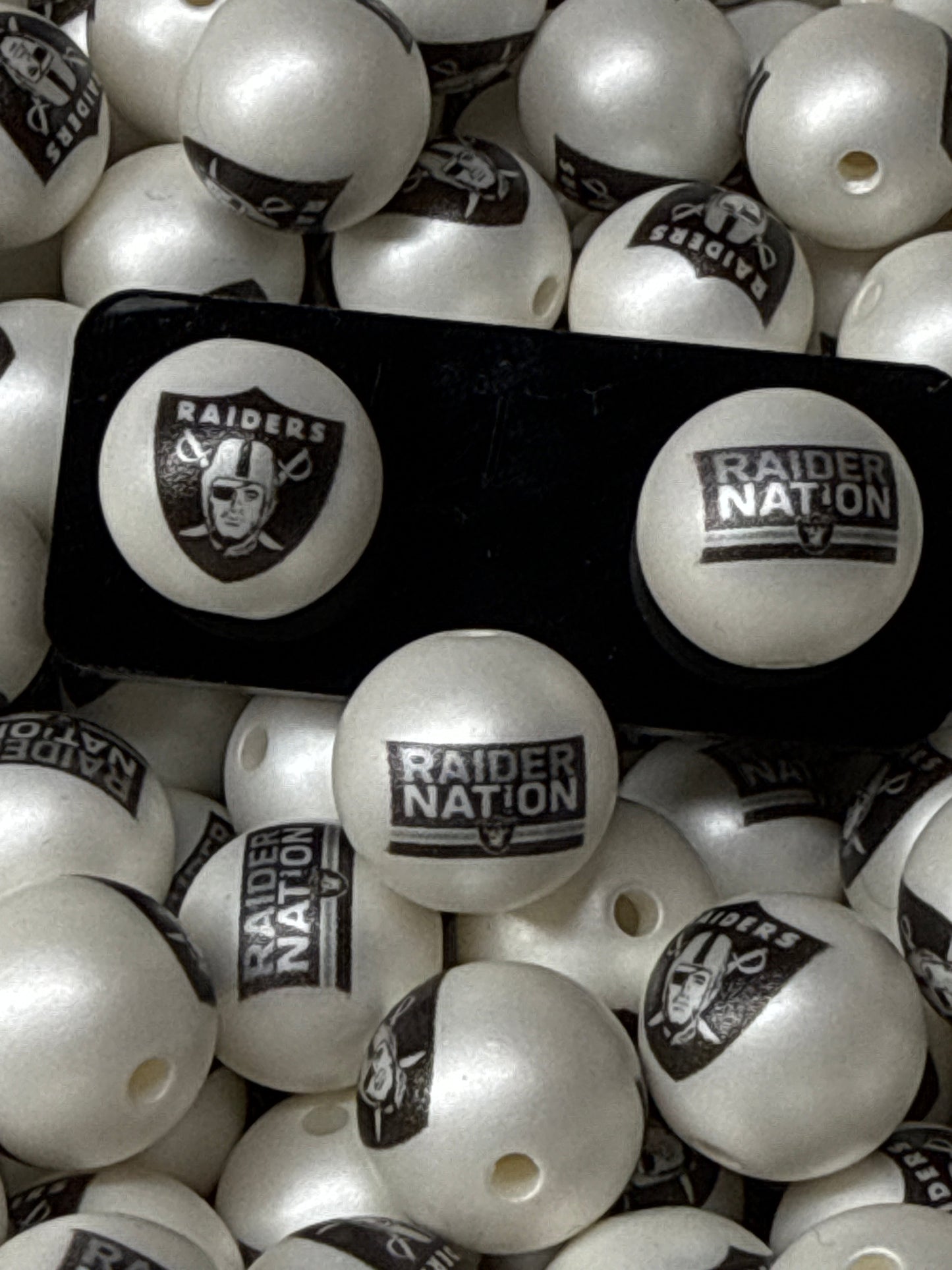 Acrylic Team  Double Sided Bead - 16mm - RD Creations Exclusive