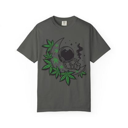 Cosmic Cannabis T-Shirt | Unisex Tee, Planetary Vibes, Weed Enthusiast Gift, Space Lover Shirt, Stoner Fashion, Gift for Him/Her