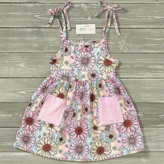 Pete and Lucy Summer Floral Girl Dress