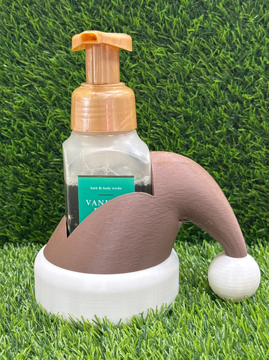 Brown Elf Hat Bath and Body Works Soap Holder 3D Printed