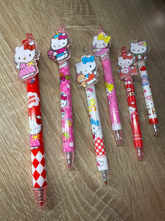 PublicHelloKitty 6pk Ink Pens