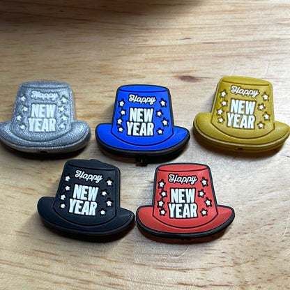 Happy New Year Hats PVC Focal - tRD Creations Exclusive