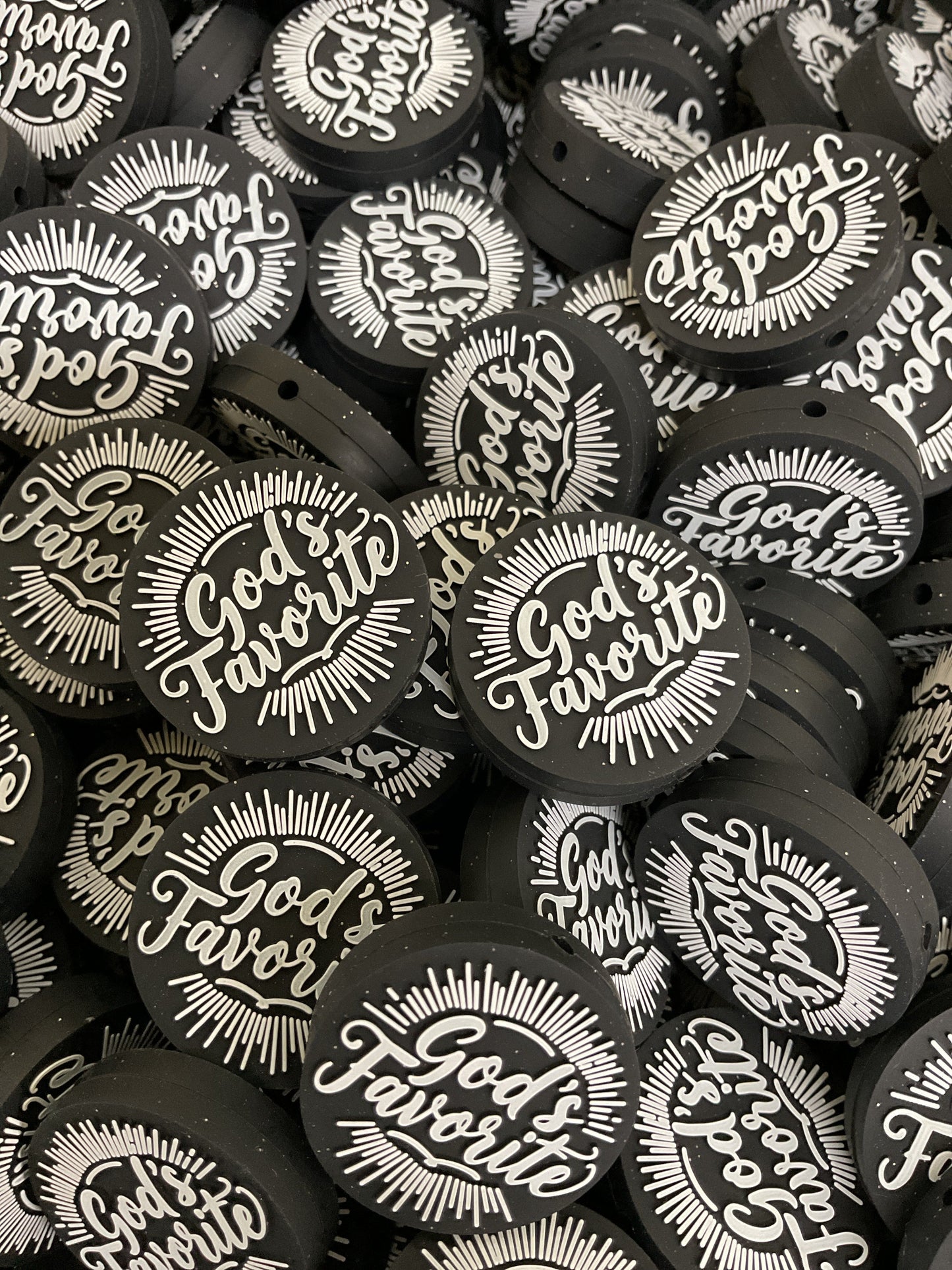 God’s Favorite Black Silicone Focal -  RD Creations Exclusive