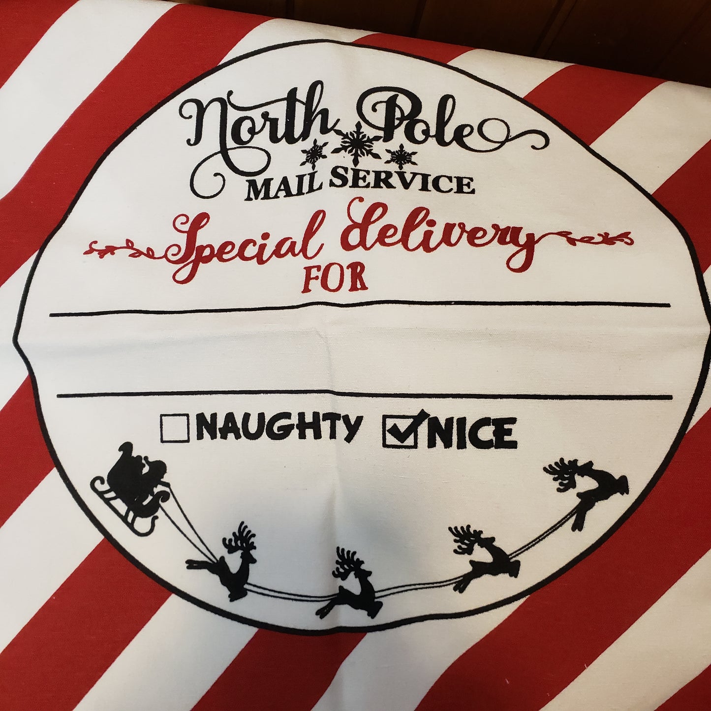 TaTN Christmas - Personalized Santa Sack - Santa Bag - Gift Bag