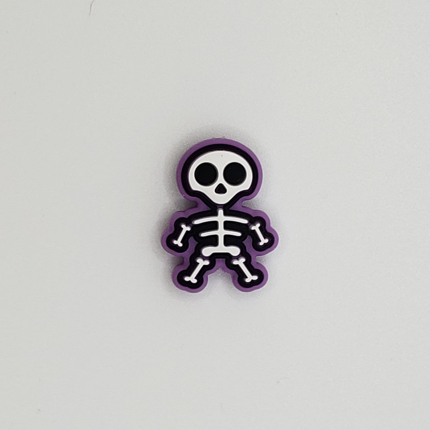 Halloween - Skeleton Purple Silicone Focal 15052