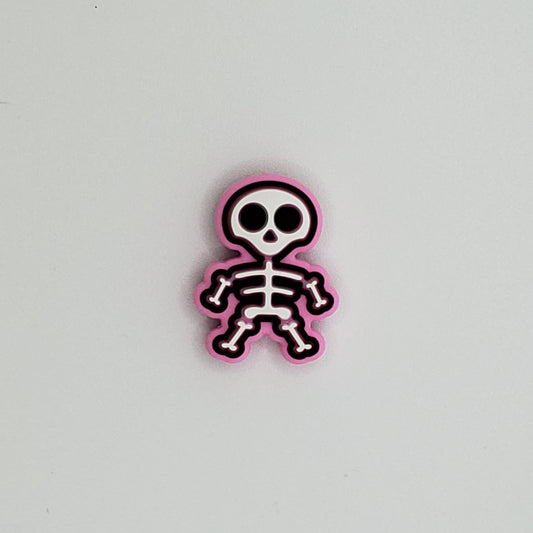 Halloween - Skeleton Pink Silicone Focal 15051