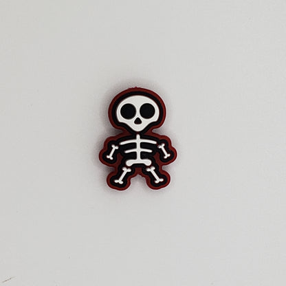 Halloween - Skeleton Red Silicone Focal 15048