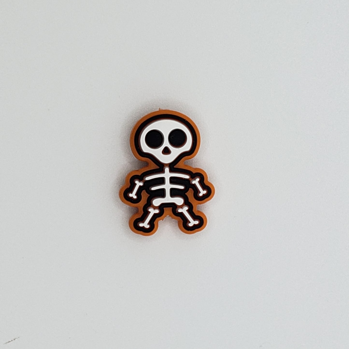 Halloween - Skeleton Orange Silicone Focal 15053