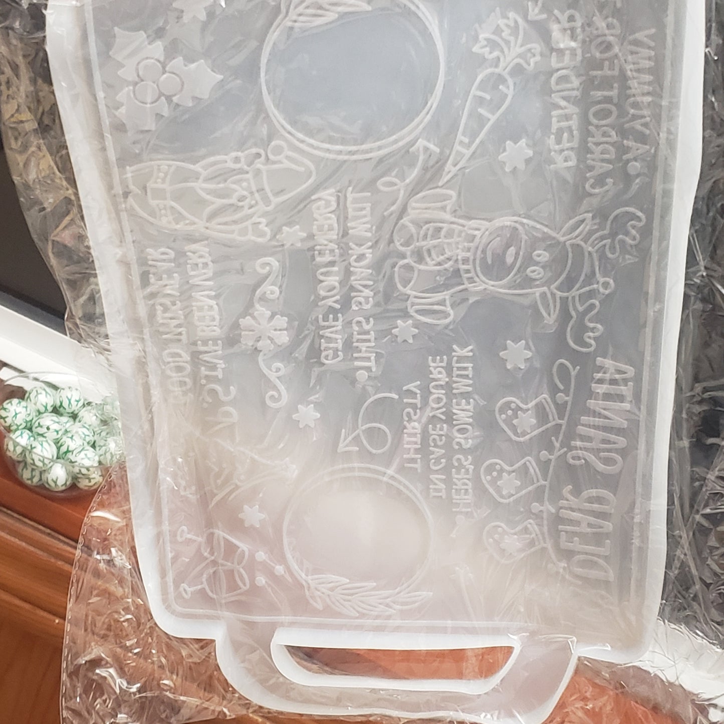 Mold - Christmas Santa Tray Silicone Mold