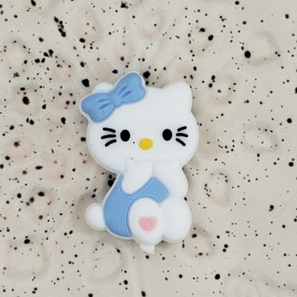 VIPCartoonAnimeHellokitty Blue Silicone Focal 0498