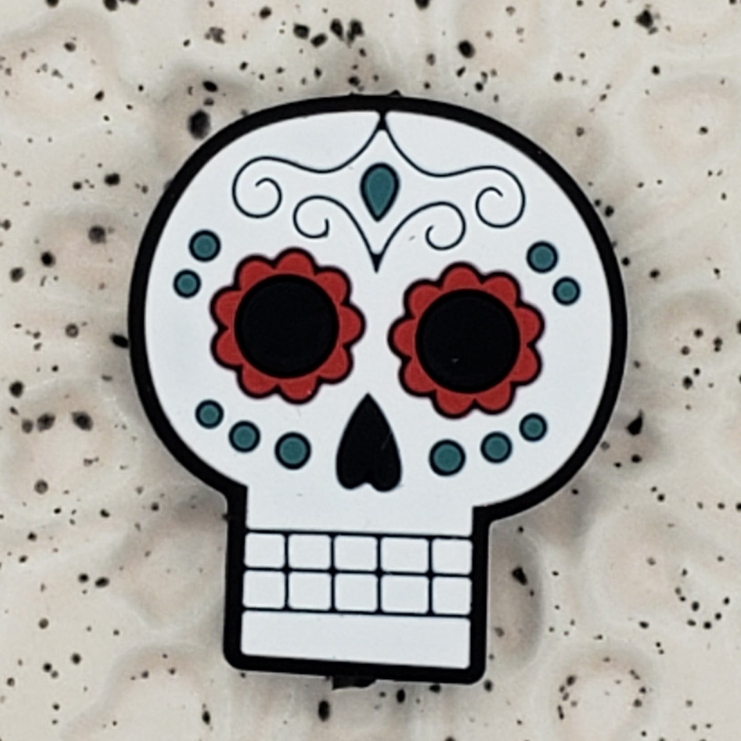 Halloween - Sugar Skull Silicone - 5 Count
