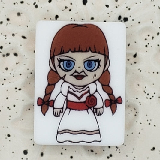 Movie - Halloween - Annabelle Printed Silicone Rectangle Focal 0260