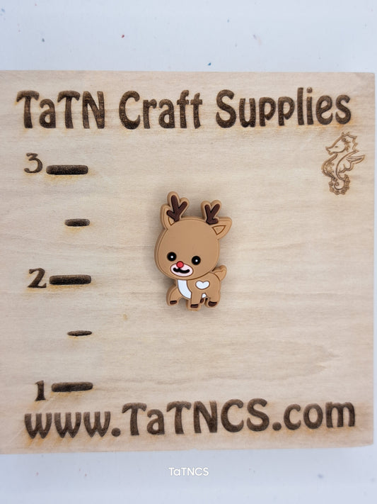Christmas - Reindeer Silicone Focal 40