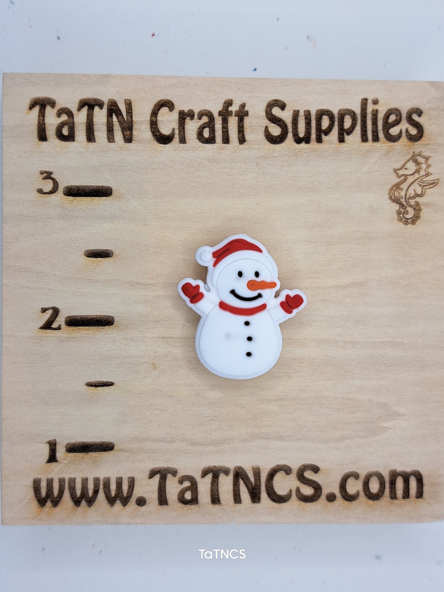 Christmas - Snowman Silicone Focal 51 - 5 Count