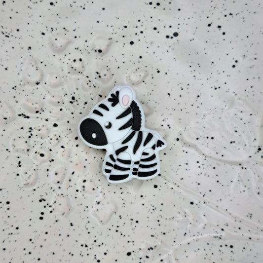 0225 - Animal - Zebra Silicone Focal