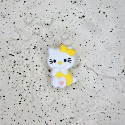 VIPCartoonAnimeHelloKitty Yellow Silicone Focal 0497