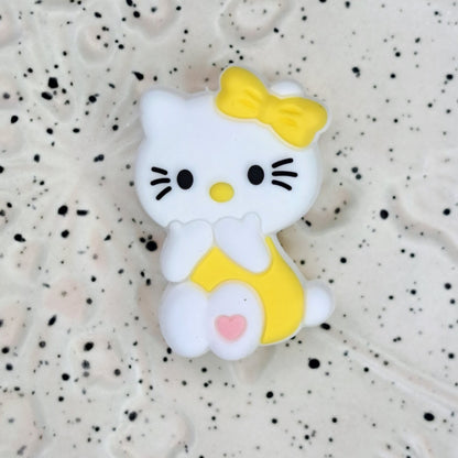 VIPCartoonAnimeHelloKitty Yellow Silicone Focal 0497
