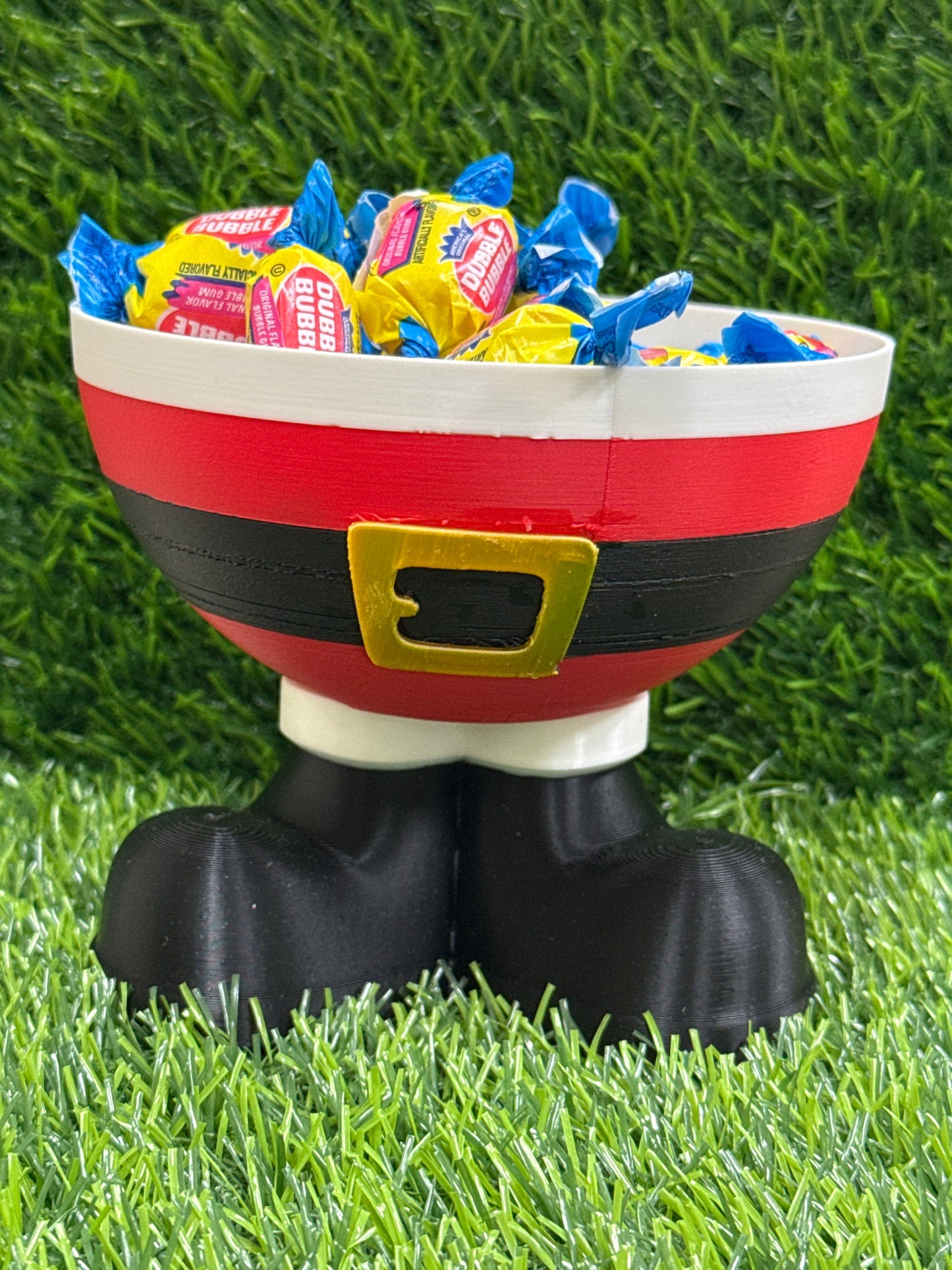 Santa Candy Bowl 3D Printed