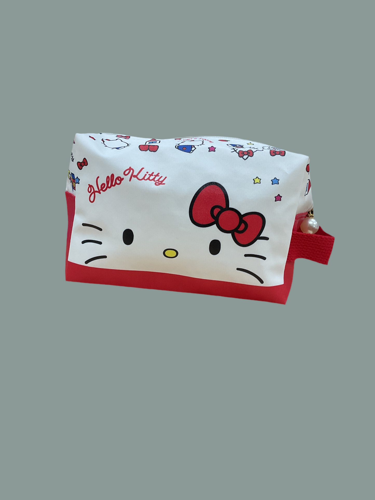 White Hello Kitty Makeup Bag