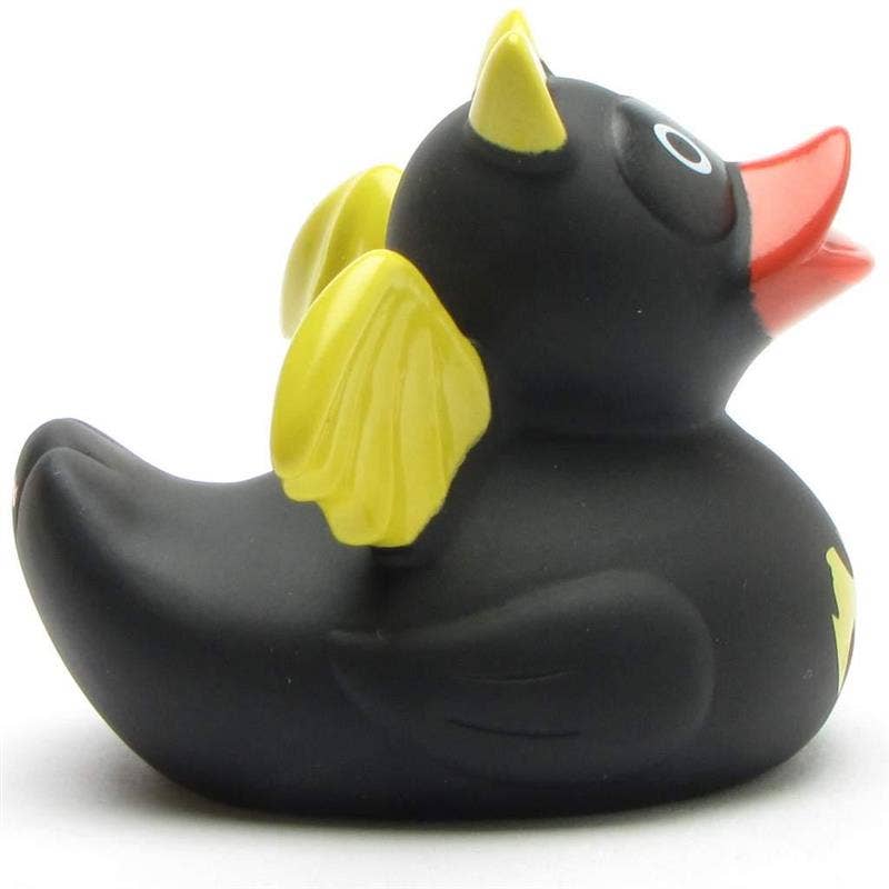 Bat rubber duck (yellow) - rubber duck