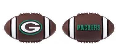 0102 - Football - 3D Football Green Bay Packers Silicone Focal