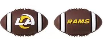 0106 - Football - 3D Football Los Angeles Rams Silicone Focal