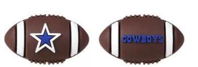1525 - Football - 3D Football Dallas Cowboys Silicone Focal