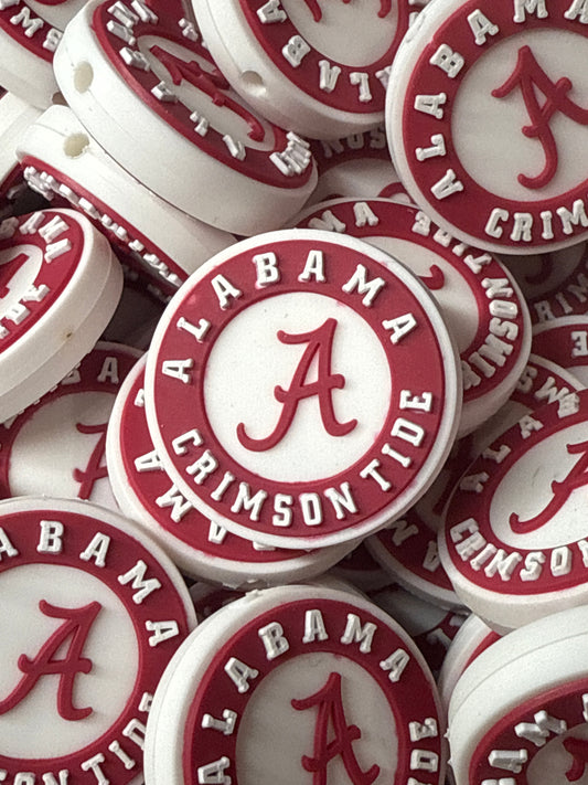 PublicAlabamaCrimsonTide Silicone Focal
