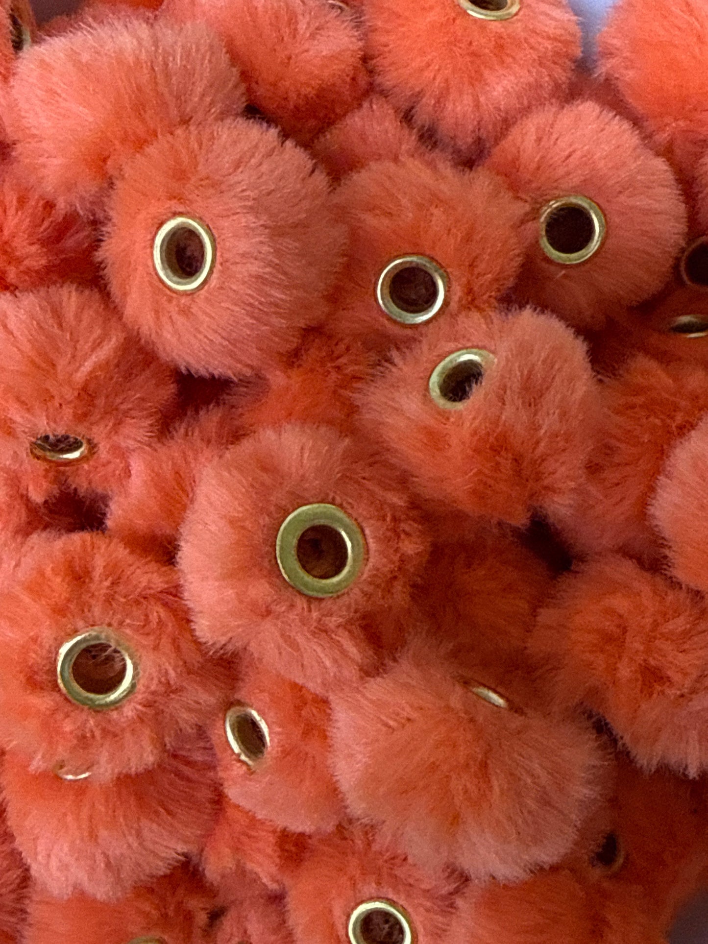 Fuzzy Spacers Bead - 12mm - 10 pack