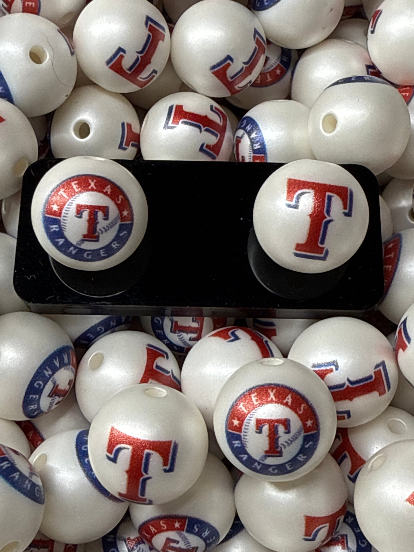 Acrylic Team  Double Sided Bead - 16mm - RD Creations Exclusive