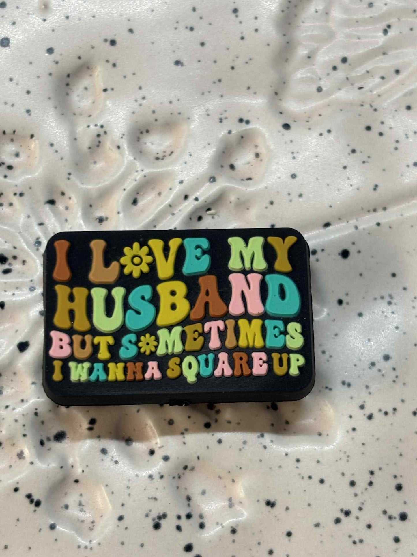 Saying - I love my Husband PVC Focal - 8455 -