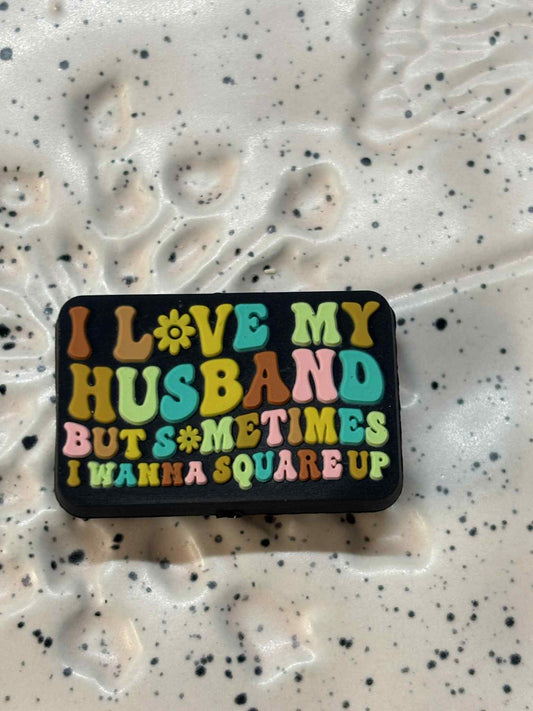 Saying - I love my Husband PVC Focal - 8455 -