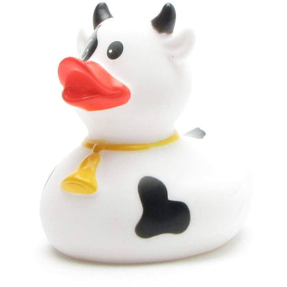 Rubber duck black and white cow - rubber duck