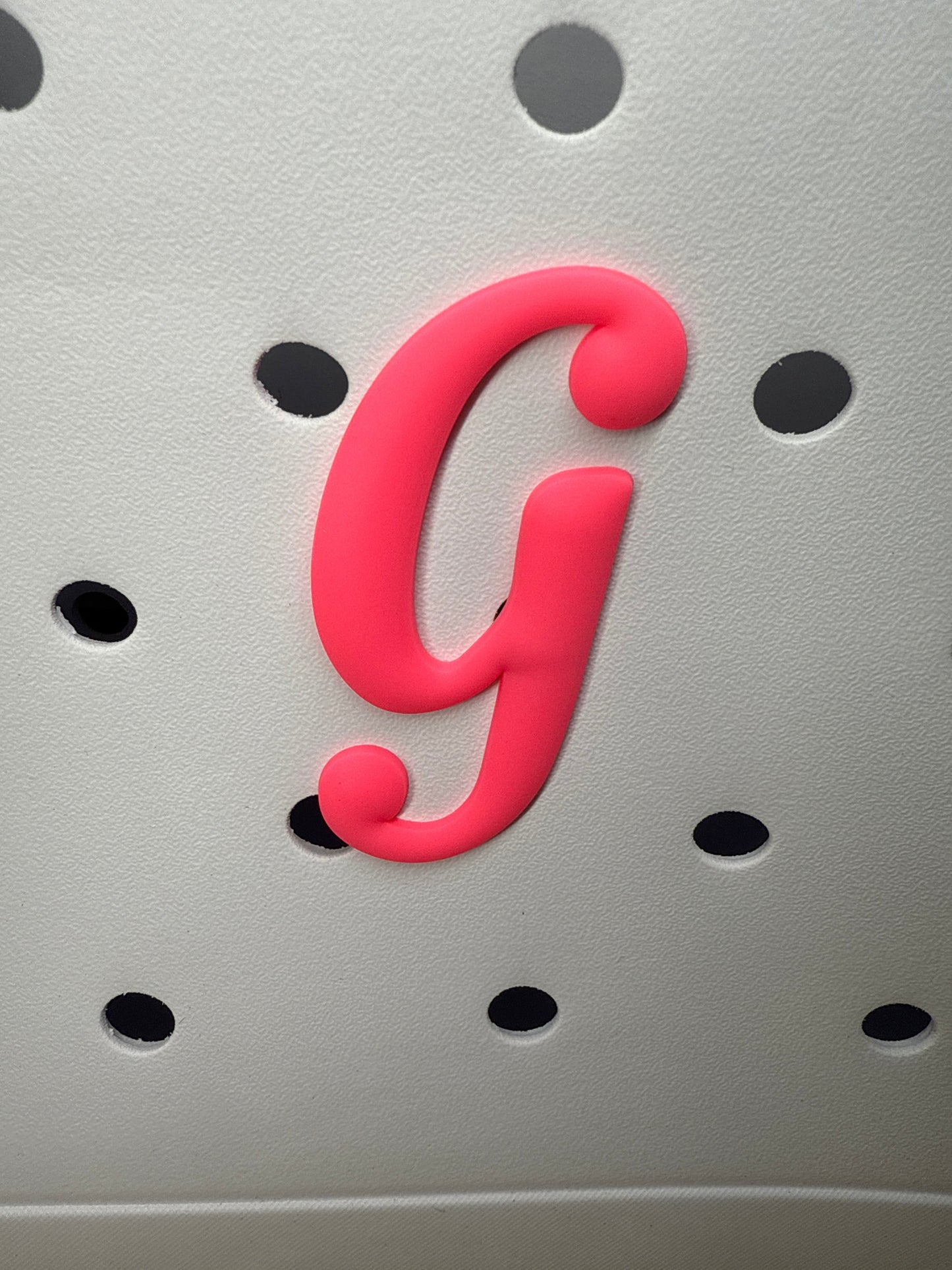 RDBOGGLETS -  Decorative Alphabet Lettering Accessories Compatible with Bogg Bags- Personalize your Tote Bag with Alphabet Letters