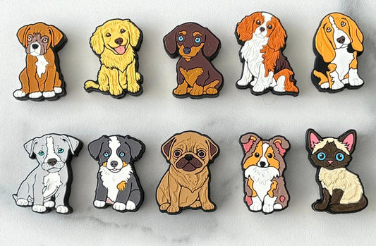 0063 - Animal - Dog - Labrador Yellow Silicone Focal