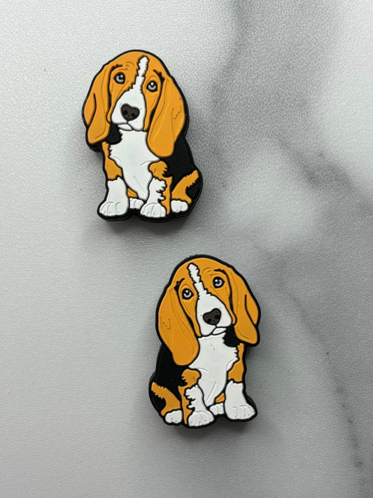 0036 - Animal - Dog - Beagle / Bassett Hound Silicone Focal