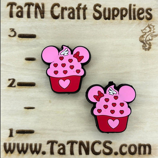 VIPMinnieMouse Cupcake Valentine PVC Focal 0395