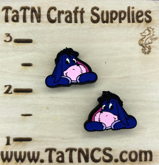 Disney - Winnie the Pooh - Eeyore Blue Silicone Focal