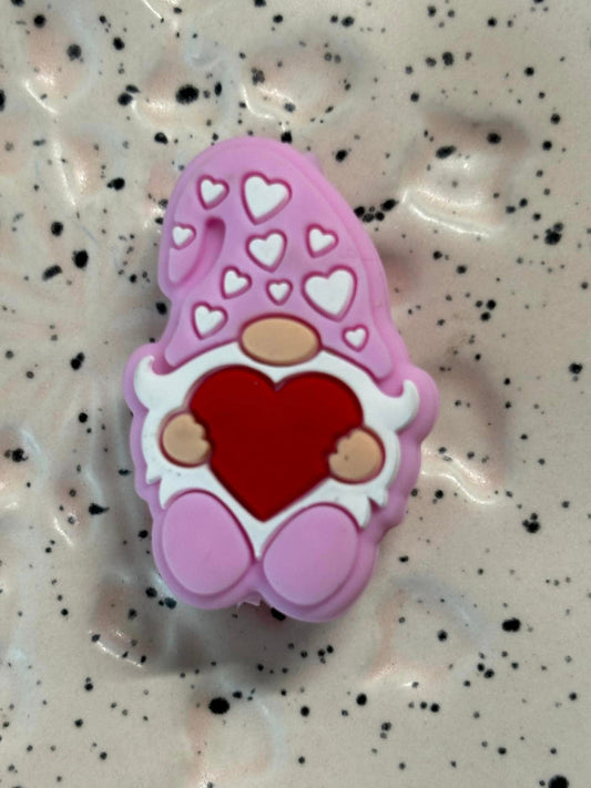 Gnome Valentine Pink Silicone Focal 0307
