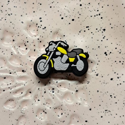 Vroom - Motorcycle Yellow Silicone Focal 9523d - 3 Count