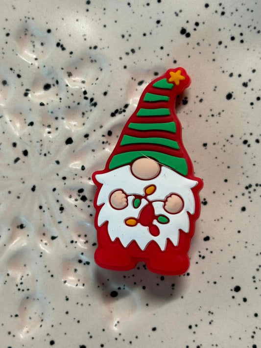 Christmas - Mystical - Gnome - Lights Silicone Focal