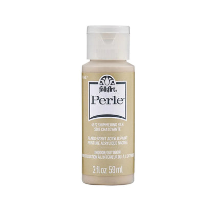 FolkArt Perle Acrylic Paint - Shimmering Silk (2 oz Bottle)