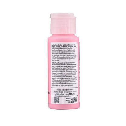 FolkArt Perle Acrylic Paint - Pink Chiffon (2 oz Bottle)