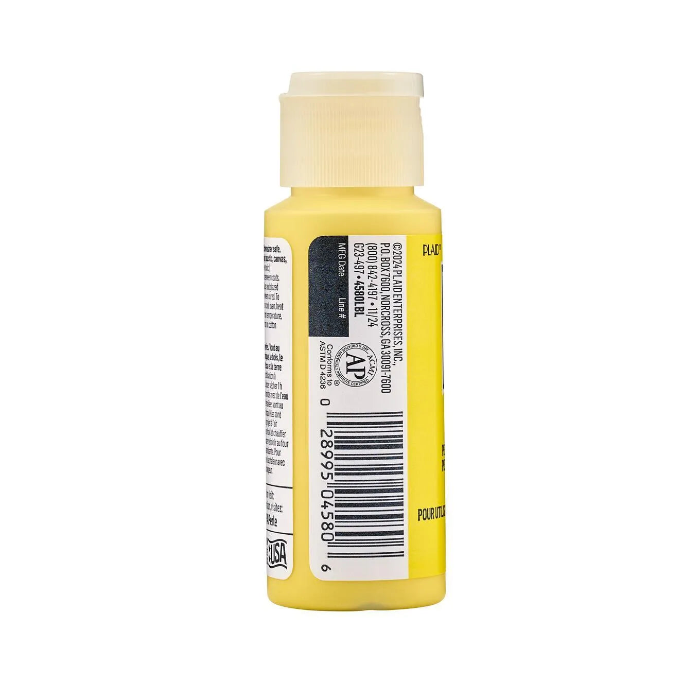FolkArt Perle Acrylic Paint - Lemon Meringue (2 oz Bottle)