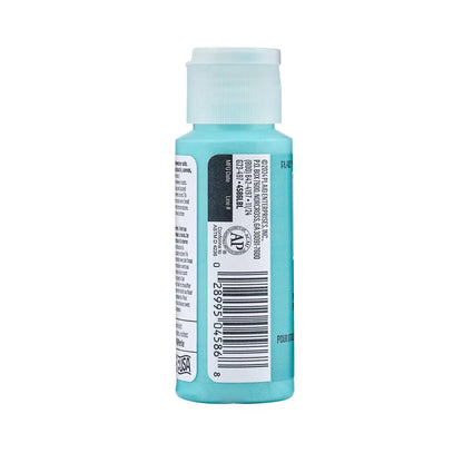 FolkArt Perle Acrylic Paint - Iced Aqua (2 oz Bottle)